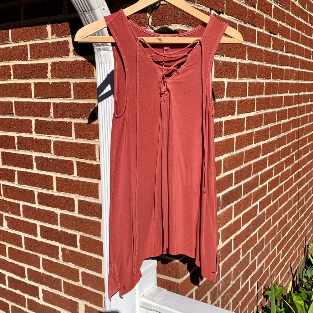 American Eagle Suede Tank Top - Picture 3 of 9